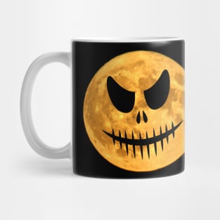 Full Moon Pumpkin Halloween Moon Mug